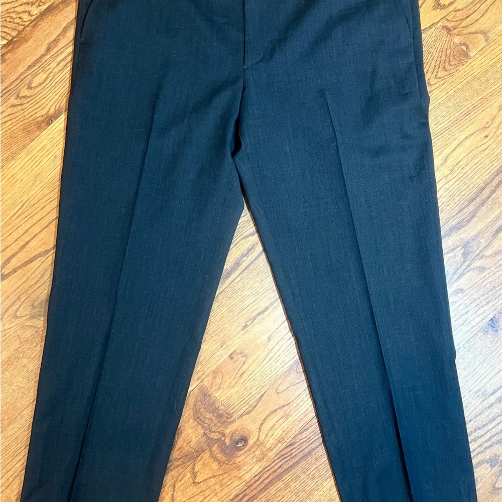 Pazoni Romeo 711E Mens‎ Grey 100% Virgin Wool Dress Pants Made in Italy Size 42